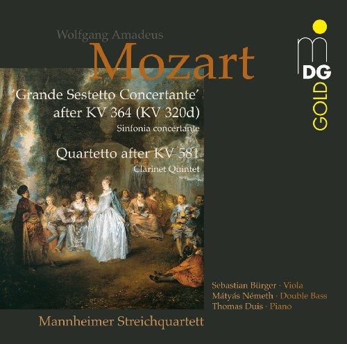 Transcriptions / Grande Sestetto Concertante -- Mozart / Mannheim String Quartet / Duis, CD