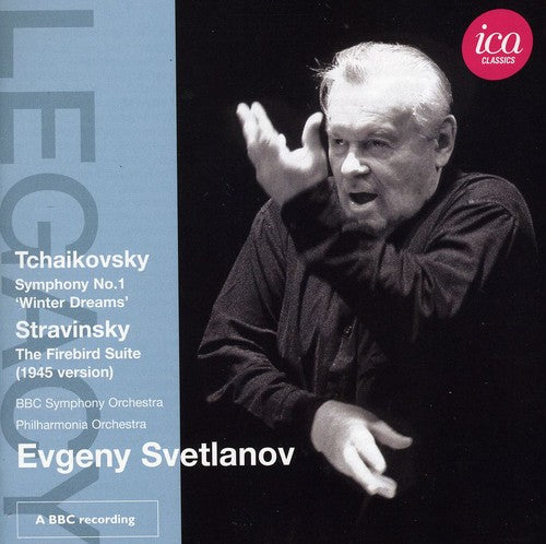 Symphony No. 1 / Firebird Suite (1945) -- Tchaikovsky / Stravinsky / Svetlanov / Bbso / Pao, CD