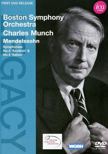 Symphonies 3 & 4 -- Mendelssohn / Mozart / Bso / Munch, DVD