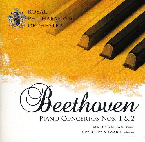 Piano Concertos 1 & 2 -- Beethoven / Galeani / Rpo / Nowak, CD