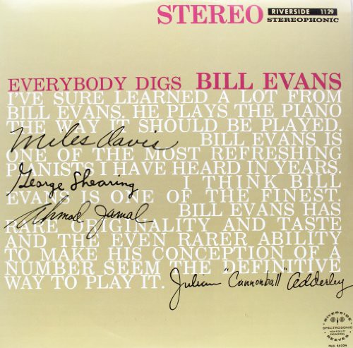 Everybody Digs Bill Evans, Bill Evans, LP