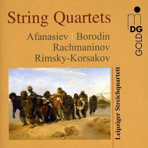 Russian String Quartets -- Leipzig Straing Quartet / Afanasiev / Rachmaninov, CD
