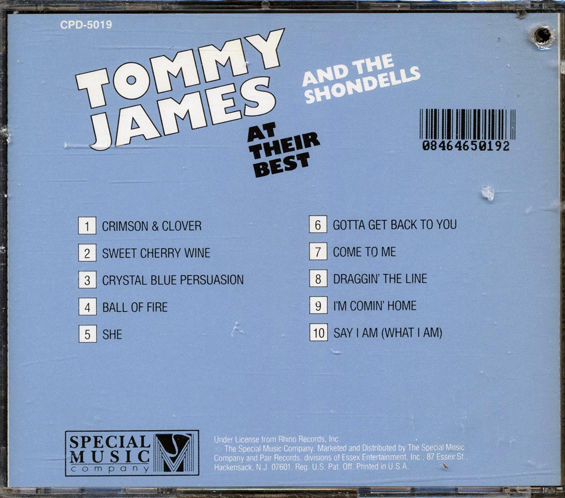Tommy James & The Shondells - At Their Best (marked/ltd stock) - CD, CD