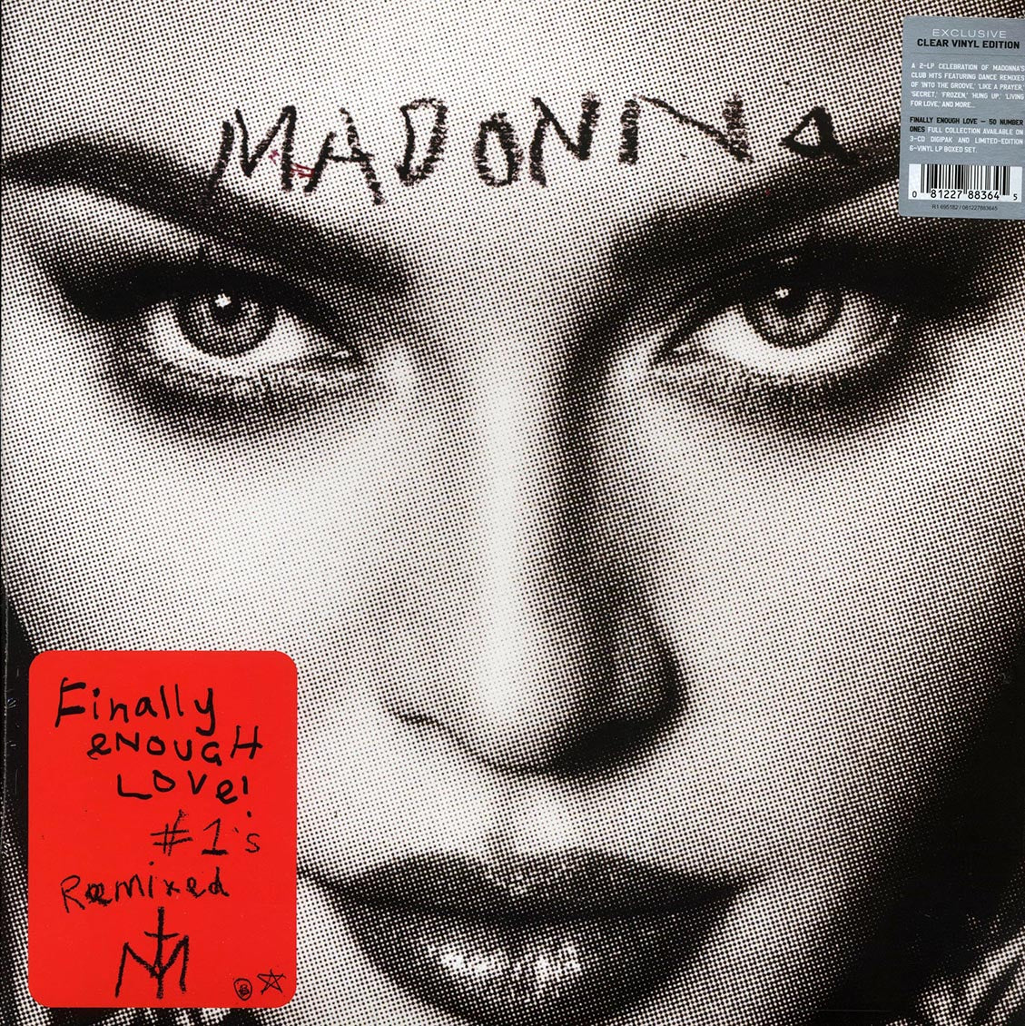 Madonna - Finally Enough Love (ltd. ed.) (2xLP) (remastered) (clear vinyl) - Vinyl LP