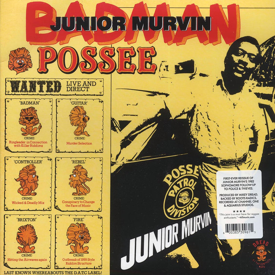 Jr. Murvin - Bad Man Possee (ltd. 500 copies made) - Vinyl LP, LP
