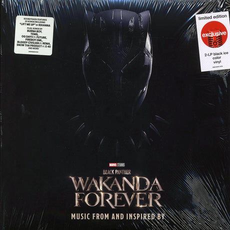 Rihanna, Burna Boy, Tems, Future, Etc. - Music From And Inspired By Black Panther: Wakanda Forever (ltd. ed.) (2xLP) (colored vinyl) - Vinyl LP, LP