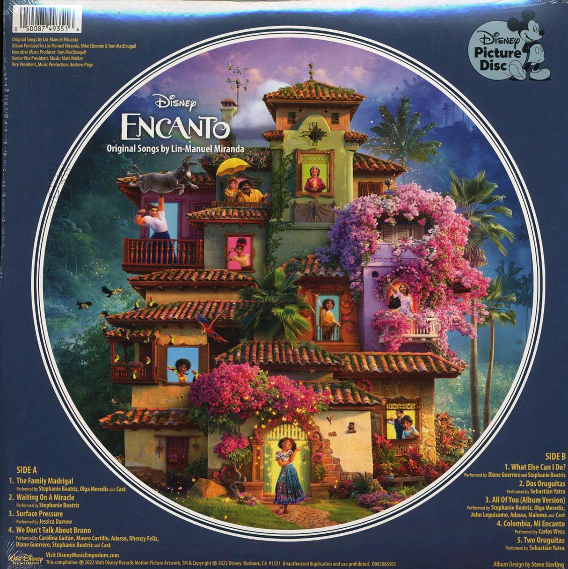 Various - Encanto: Original Songs By Lin-Manuel Miranda (Disney) (picture disc) - Vinyl LP, LP