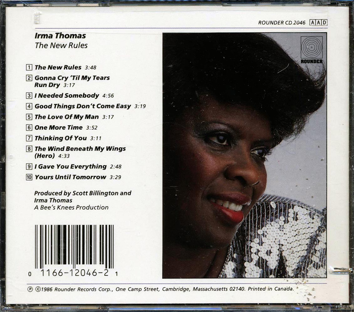 Irma Thomas - The New Rules (marked/ltd stock) - CD, CD