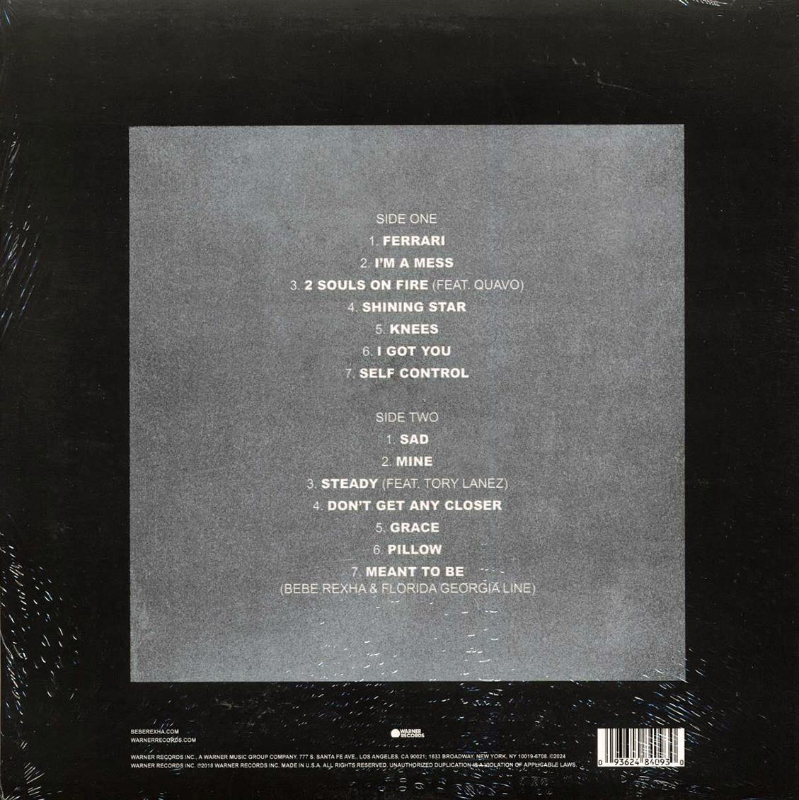 Bebe Rexha - Expectations (RSD 2024) (ltd. ed.) (clear vinyl) - Vinyl LP, LP