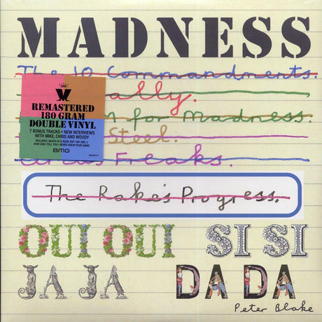 Madness - Oui Oui Si Si Ja Ja Da Da (+7 bonus tracks) (2xLP) (180g) (remastered) - Vinyl LP, LP