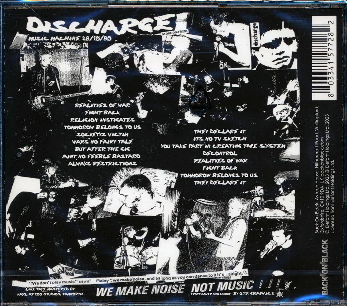 Discharge - Live At The Music Machine 1980 (incl. 8-page booklet) - CD, CD
