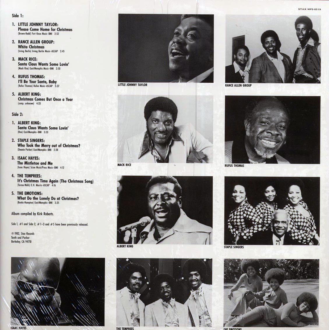 Isaac Hayes, Rufus Thomas, The Staple Singers, Albert King, Etc. - It's Christmas Time Again (1982 PRESS) - Vinyl LP, LP