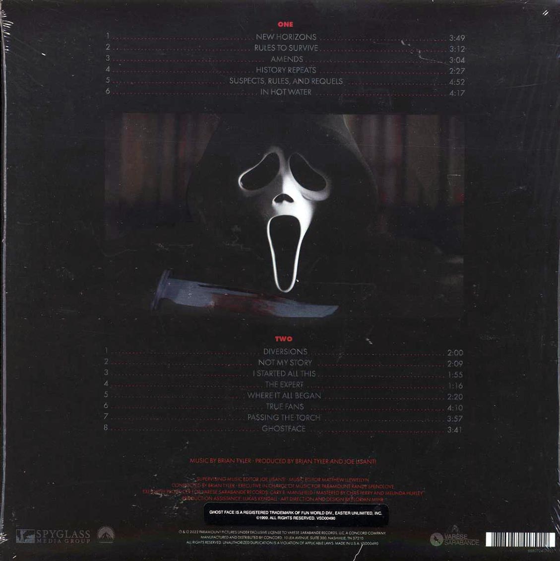Brian Tyler - Scream: Music From The Motion Picture (ltd. ed.) (mirror board jacket) - Vinyl LP, LP