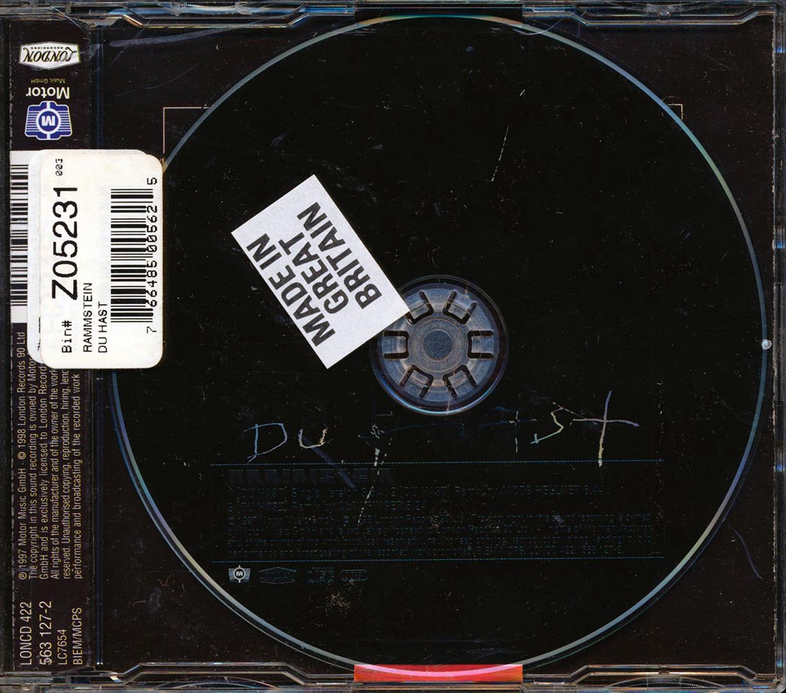 Rammstein - Du Hast - CD, CD