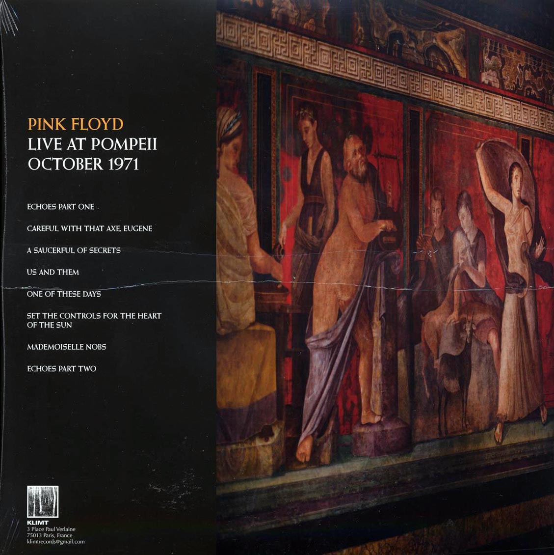 Pink Floyd - Live At Pompeii October 1971 (2xLP) (green/brown marbled vinyl) - Vinyl LP, LP
