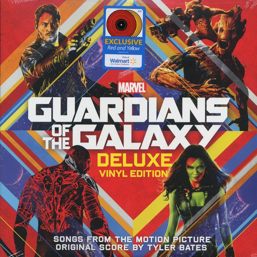 Raspberries, David Bowie, The Runaways, Blue Swede, Tyler Bates, etc. - Guardians Of The Galaxy: Deluxe Edition (ltd. ed.) (2xLP) (red/yellow vinyl) - Vinyl LP, LP