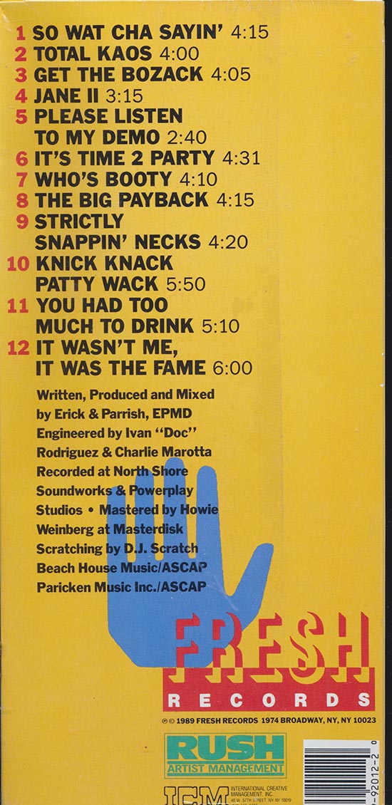 EPMD - Unfinished Business (orig. longbox packaging) - CD, CD