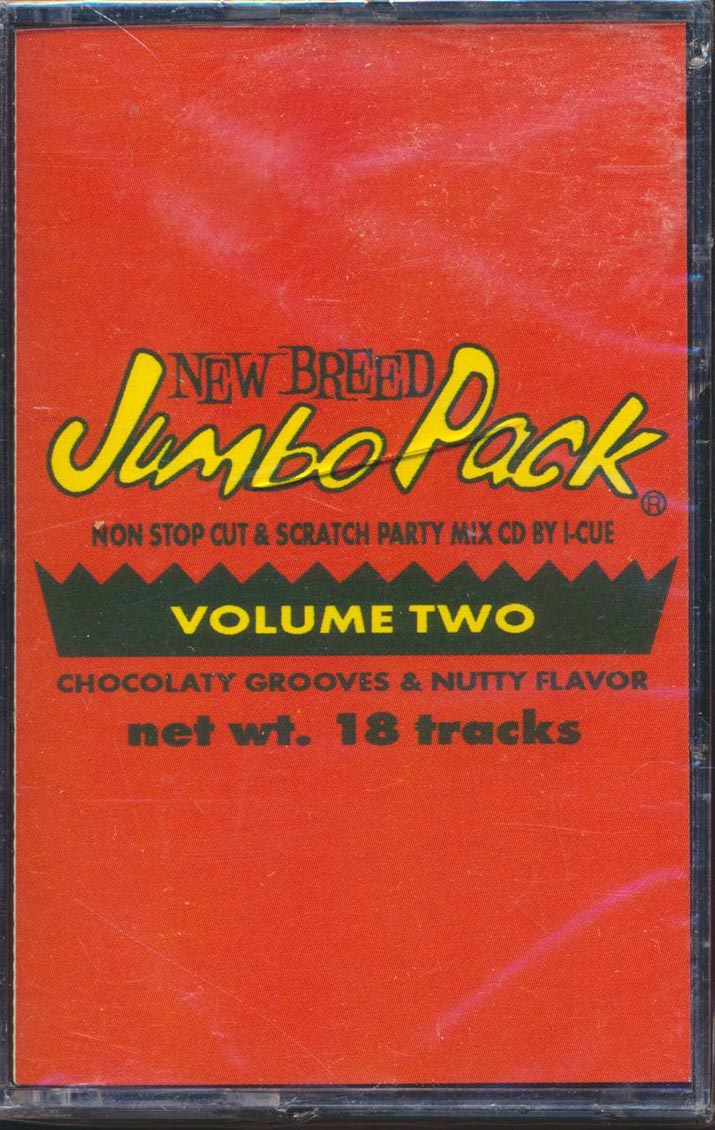 DJ Smash, Hustletron, Yardboy, The Prunes, Etc. - Jumbo Pack Volume 2: Non-stop Cut & Scratch Party Mix By I-Cue (orig. press) - TAPE, TAPE