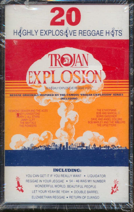 Toots & The Maytals, The Pioneers, The Upsetters, Desmond Dekker, Eric Donaldson, Etc. - Trojan Explision: 20 Highly Explosive Reggae Hits (orig. press) - TAPE, TAPE
