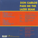 Don Carlos - Pass Me The Lazer Beam - Vinyl LP, LP