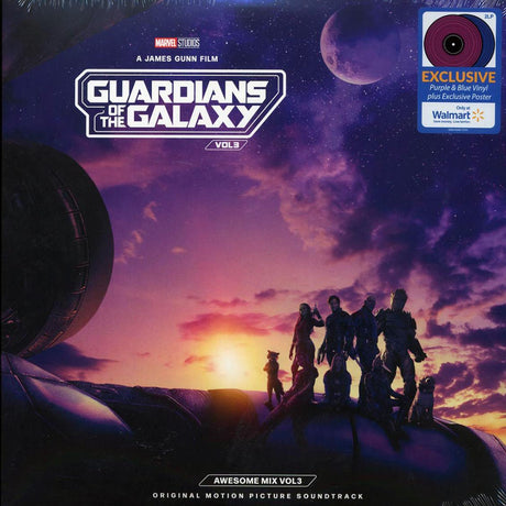 Radiohead, The Beastie Boys, Heart, The Replacements, Florence & The Machine, Etc. - Guardians Of The Galaxy Volume 3: Awesome Mix Volume 3 (ltd. ed.) (2xLP) (purple/blue swirl vinyl) - Vinyl LP, LP