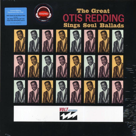 Otis Redding - The Great Otis Redding Sings Soul Ballads (mono) (ltd. ed.) (blue vinyl) - Vinyl LP, LP