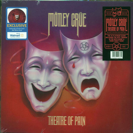Motley Crue - Theatre Of Pain (40th Anniv. Ed.) (ltd. ed.) (red wave vinyl) (Lenticular artwork) - Vinyl LP, LP
