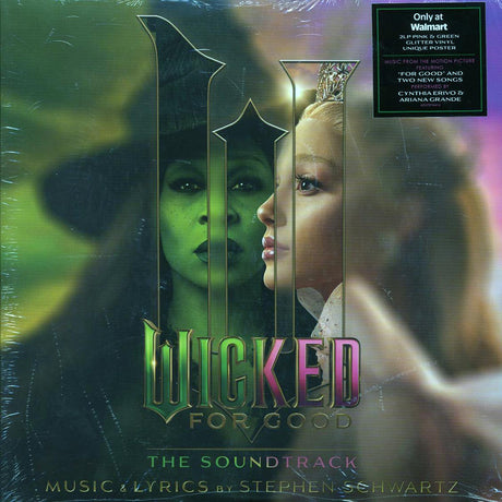 Stephen Schwartz, Cynthia Erivo, Ariana Grande, Etc. - Wicked: For Good The Soundtrack (+2 bonus tracks) (2xLP) (pink glitter/green glitter vinyl) - Vinyl LP, LP