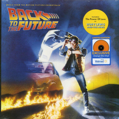 Huey Lewis & The News, Etta James, Eric Clapton, Etc. - Back To The Future: Music From The Motion Picture Soundtrack (orange vinyl) - Vinyl LP, LP