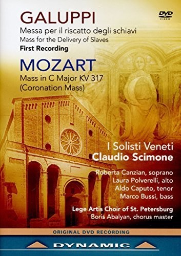 Galuppi: Mass For The Delivery Of Slaves -- Galuppi,Baldasarre / Canzian,Roberto, DVD