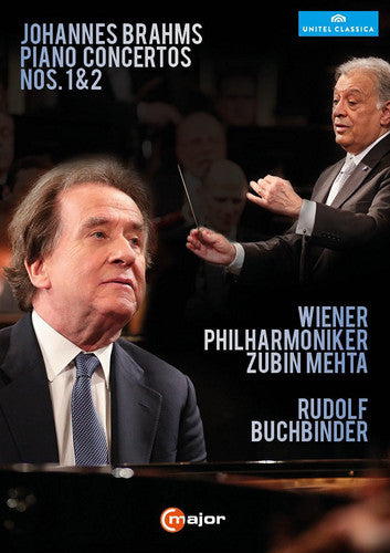 Piano Concertos 1 & 2 -- Brahms / Buchbinder / Philharmoniker / Mehta, DVD