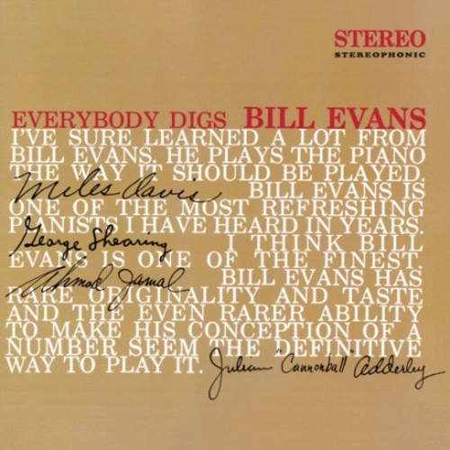 Everybody Digs Bill Evans, Bill Evans, LP