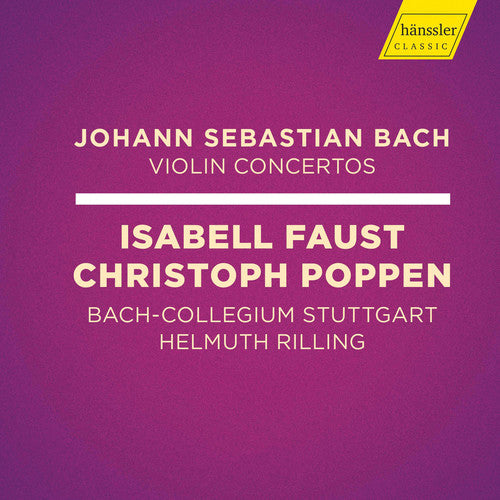 Violin Concertos -- Bach,J.S. / Faust / Stuttgart, CD