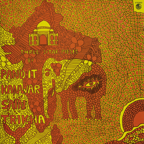 Three Sitar Pieces -- Pandit Kanwar Sain Trikha, LP