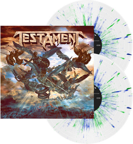 Formation Of Damnation (White W/ Blue & Green), Testament, LP
