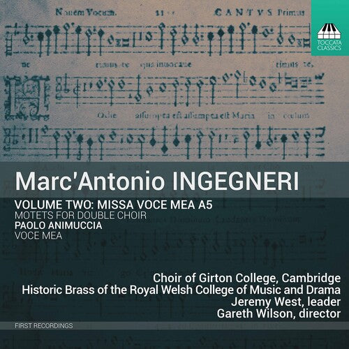 Missa Voce Mea A5 2 -- Ingegneri / Cambridge Choir Of Girton College, CD