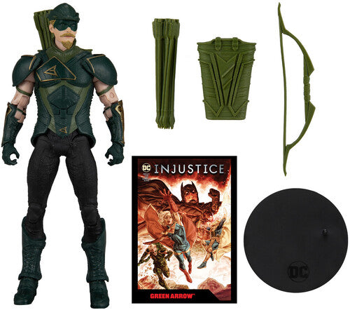 7 Figure With Comic - Injustice 2 - Green Arrow