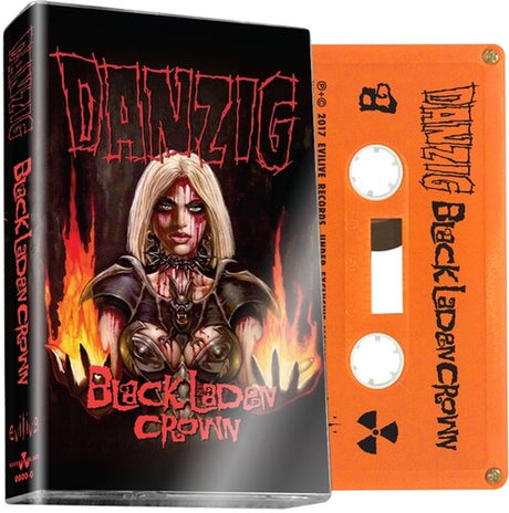 Black Laden Crown - Orange, Danzig, Cassette