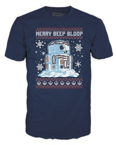 Star Wars Holiday- R2d2 Snowman- L, Funko Boxed Tee:, Apparel