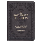 Gift Book 52 Hebrew Names of God Faux Leather by Christian Art Gifts