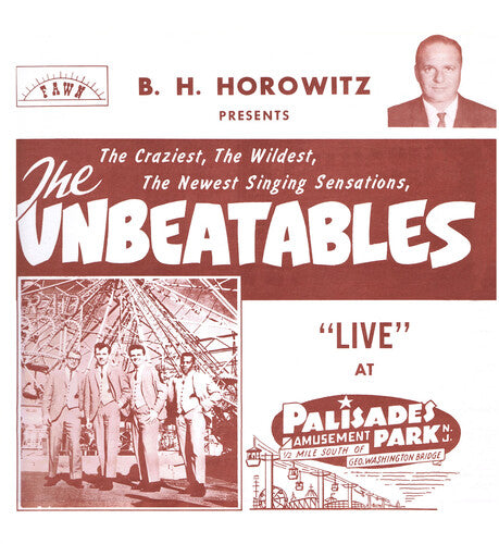 Live At Palisades Amusement Park -- Cornish,Gene & The Unbeatables, CD