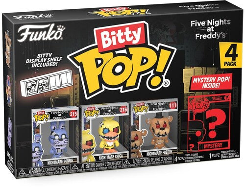 Bitty Pop Fnaf Nightmare Bonnie 4 Pack