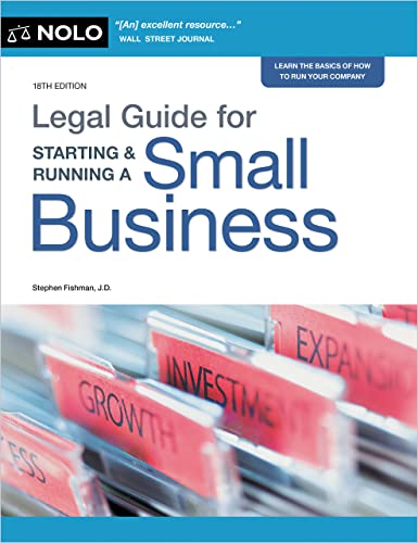 Legal Guide for Starting & Running a Small Business -- Stephen Fishman, Paperback