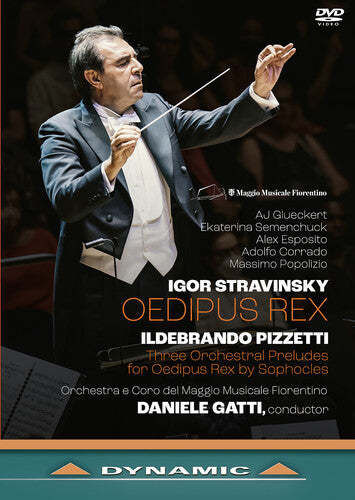 Three Orchestral Preludes For Oedipus Rex BY -- Pizzetti / Stravinsky / Glueckert, DVD