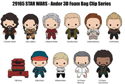 Star Wars Andor 3D Foam Bag Clip, Star Wars Andor 3D Foam Bag Clip, Collectibles