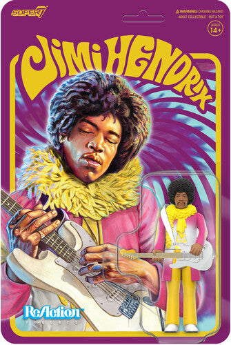 HENDRIX, JIMI / SUPER7 - JIMI HENDRIX ReACTION FIGURE REVERSE ALBUM COLORS
