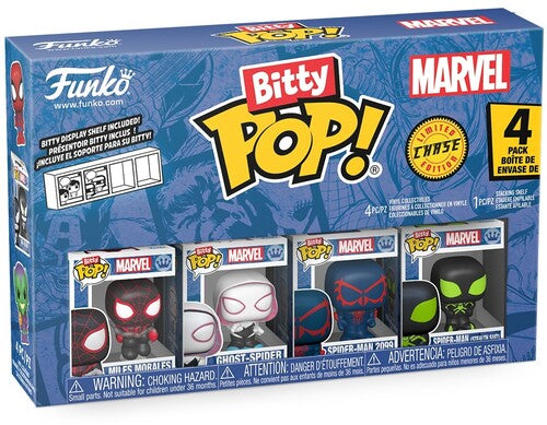 Bitty Pop Spiderman Miles Morales 4 Pack