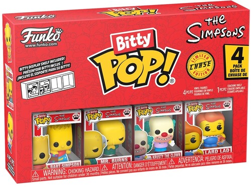 Bitty Pop Simpsons Bart 4 Pack