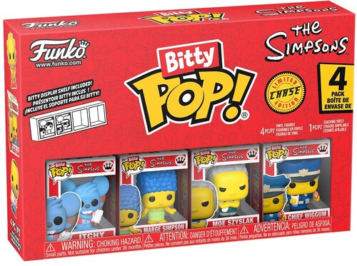 Bitty Pop Simpsons Itchy 4 Pack