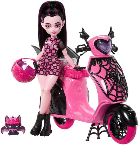 Monster High Draculaura And Scooter Playset, Monster High, Collectibles
